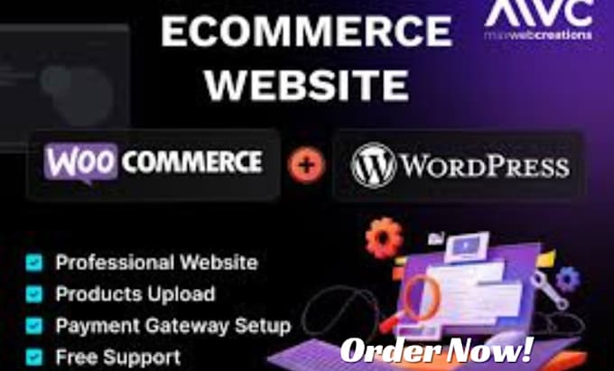 Gig Preview - Design ecommerce wordpress website, setup your woocommerce store expertly