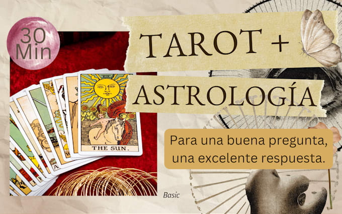 Gig Preview - Haré una lectura de tarot y carta astrológica evolutiva para el alma