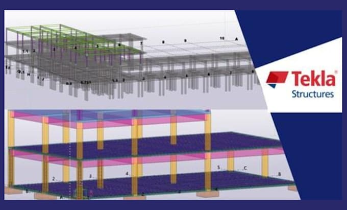 Gig Preview - Design steel, concrete, or wood structures using tekla structures