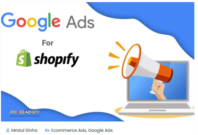 Gig Preview - Do shopify store setup and google ads for maximum profit