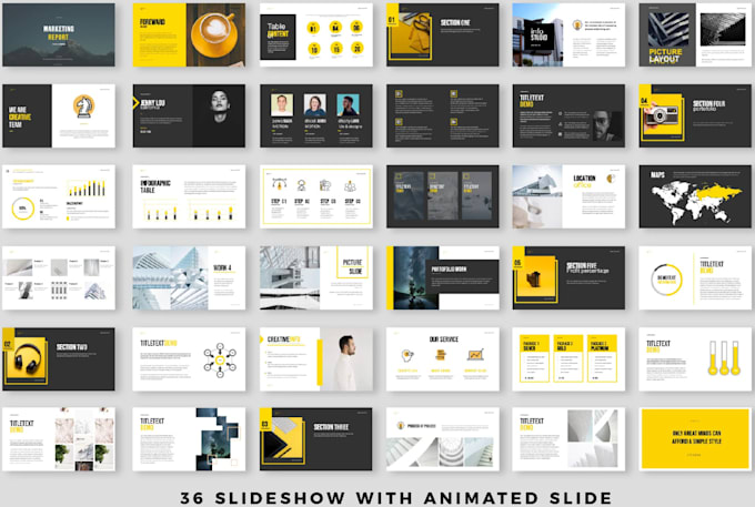 Gig Preview - Provide unique presentation templates from envato elements