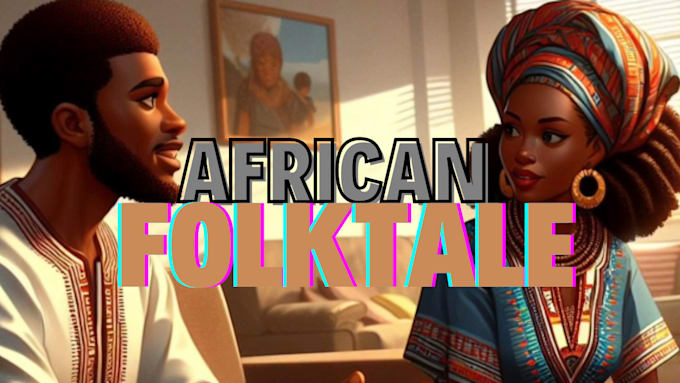 Gig Preview - Create a african folktales history ai video