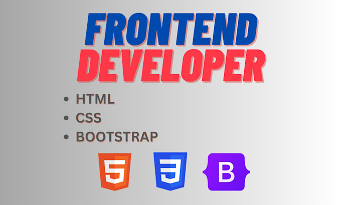 Gig Preview - Design a business website using HTML CSS and bootstrap