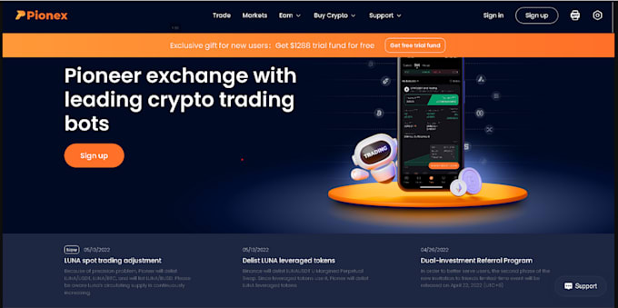 Gig Preview - Use custom pionex bots to increase trading profits with  crypto trading