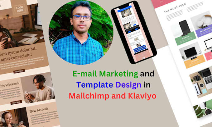 Gig Preview - Campaing setup for mailchimp and klaviyo by email marketing