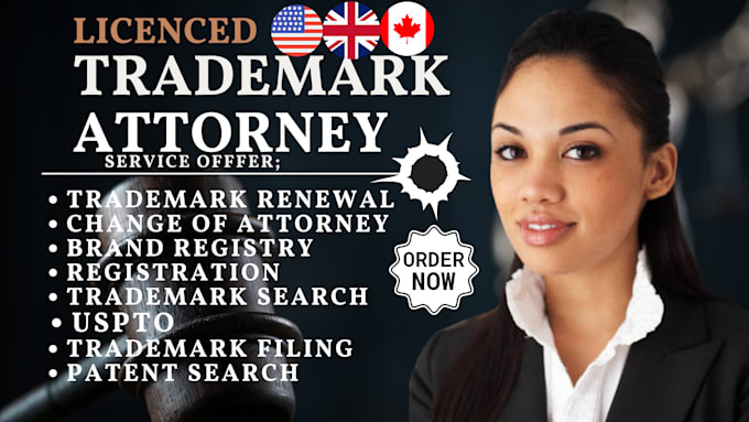 Gig Preview - Be your licensed USA trademark attorney, amazon brand registry, patent attorney