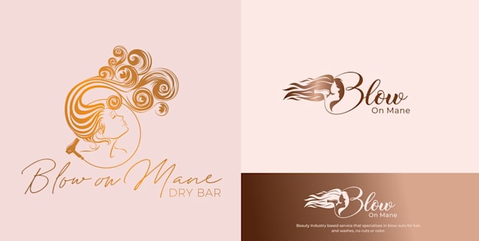 Gig Preview - Do luxury skin care, spa salon, massage, beauty and cosmetics logo design