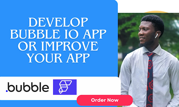 Gig Preview - Do bubble developer, build bubble app, bubble io website, bubble mobile app