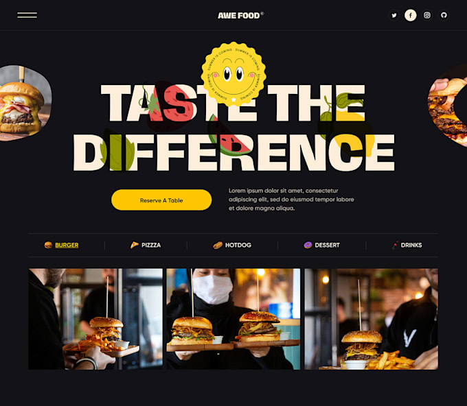 Bestseller - cafe website restaurant website food website catering website wordpress website