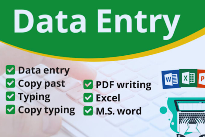 Gig Preview - Do data entry projects