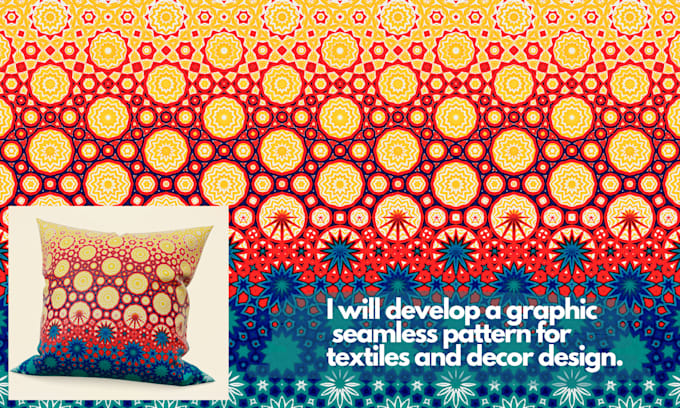 Gig Preview - Create a graphic seamless pattern for textiles