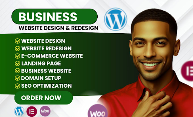 Gig Preview - Create stunning wordpress website design using elementor pro