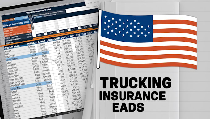 Gig Preview - Give trucking insurance leads data