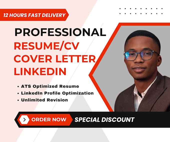 Gig Preview - Deliver professional resume writing, cv, cover letter, linkedin profile and ats