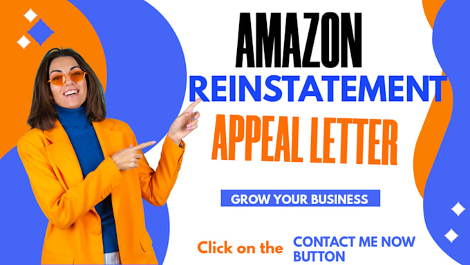 Gig Preview - Do amazon appeal letter for suspension reinstatement plan of action