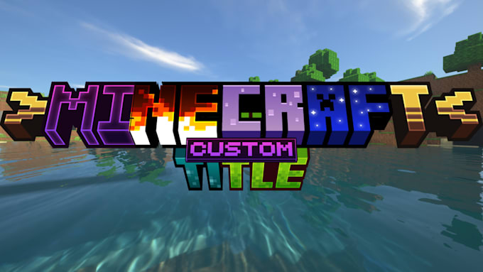 Bestseller - design a 3d logo for you minecraft smp