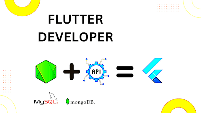 Gig Preview - Work as your nodejs and flutter developer