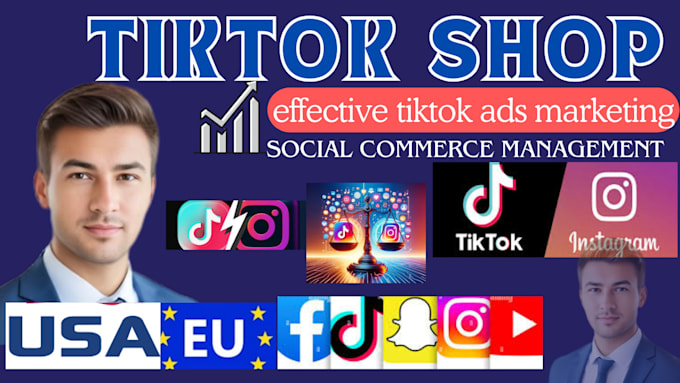 Gig Preview - Setup tiktok dropshipping, shopify tiktok ads marketing or shop manager, tiktok