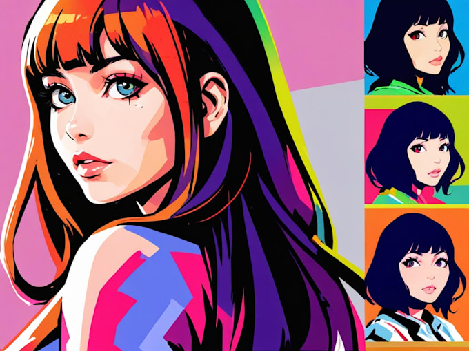 Gig Preview - Draw pop art wpap portrait for you