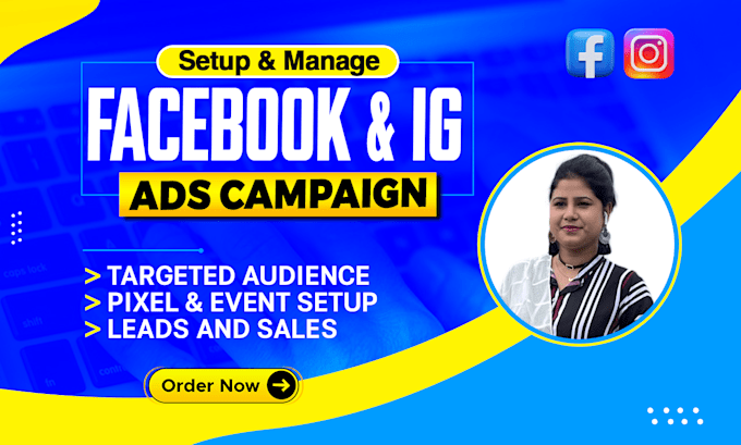 Gig Preview - Setup and manage your facebook and instagram ads for leads and sales