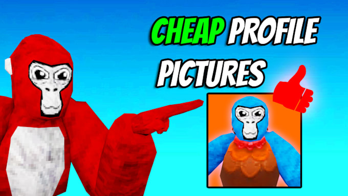 Gig Preview - Make a gorilla tag profile picture pfp for you cheap