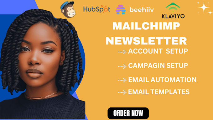 Gig Preview - Design mailchimp newsletter templates klaviyo email flows mailchimp automation