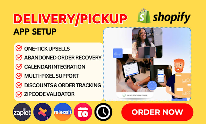 Bestseller - setup shopify store delivery and pickup app zapiet pickeasy releasit bird piex