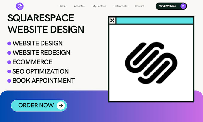 Gig Preview - Squarespace website redesign, beautiful squarespace design, redesign squarespace