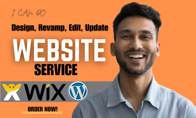 Gig Preview - Create wix website edit revamp fix update and develop wix and wordpress website