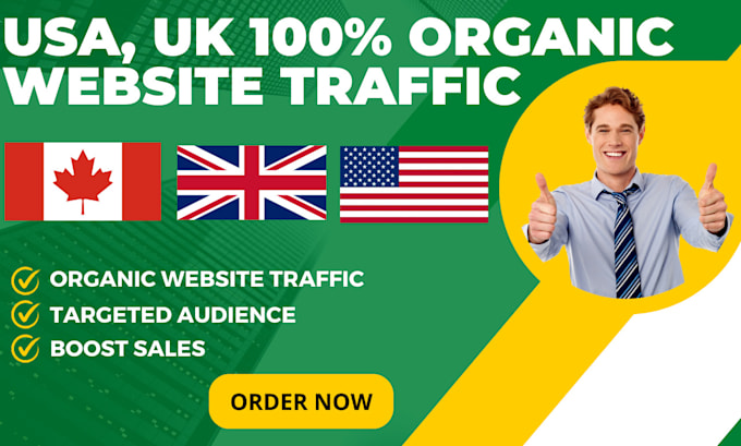 Gig Preview - Drive keyword organic audience to your website to gain USA, UK targeted audience