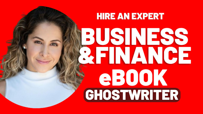 Gig Preview - Be your ebook ghostwriter, business book writer, finance ebook writer, KDP book