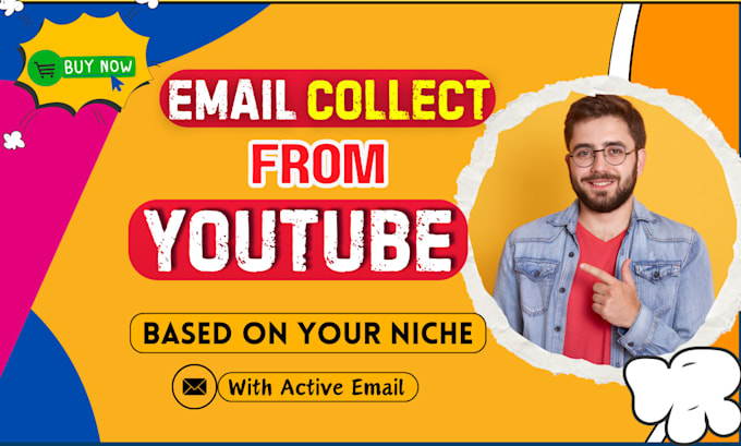 Gig Preview - Collect best youtube influencer email list,