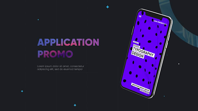 Gig Preview - Create a stylish mobile app promo video