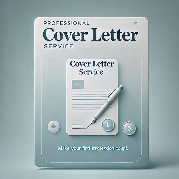 Gig Preview - Create brief and professional cover letter