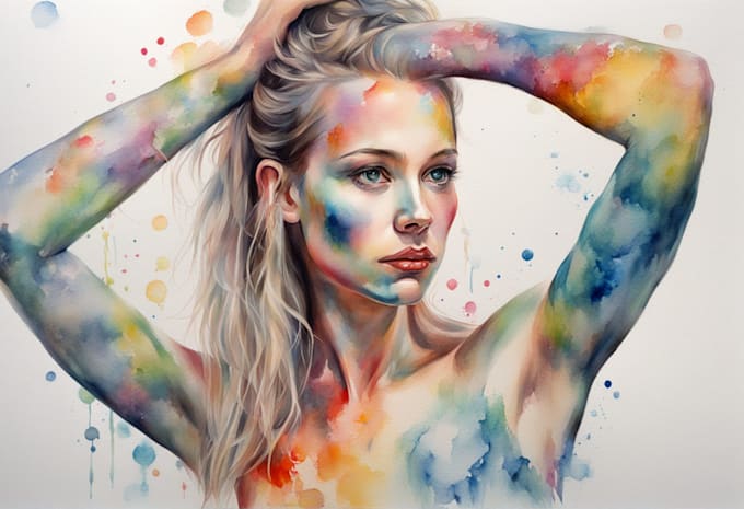 Bestseller - paint a unique watercolor portrait for you