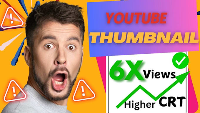 Gig Preview - Design the best youtube thumbnail to boost your CTR