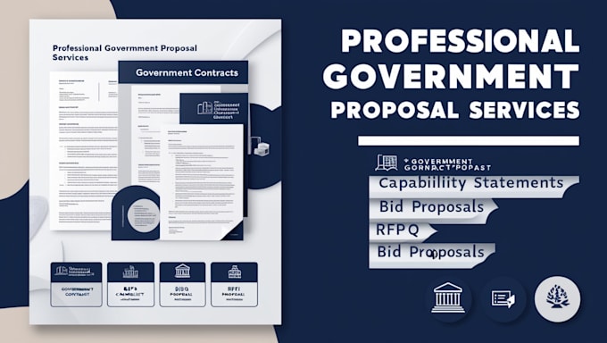 Gig Preview - Design and redesign expert gov contract capability statements, rfp, rfq, in 5hrs