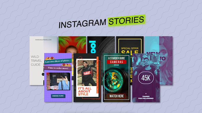 Gig Preview - Design and animation of stories for instagram