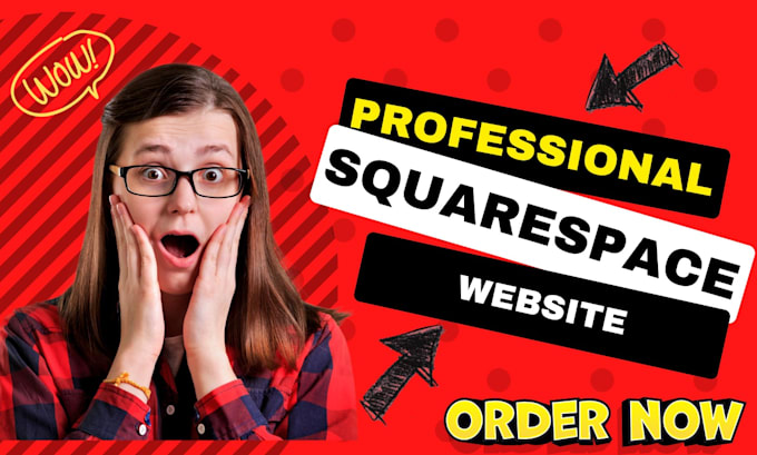 Gig Preview - Design professional squarespace website