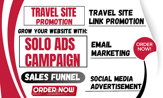 Gig Preview - Blast viral solo ads travel site promotion airbnb listing, SEO to boost bookings