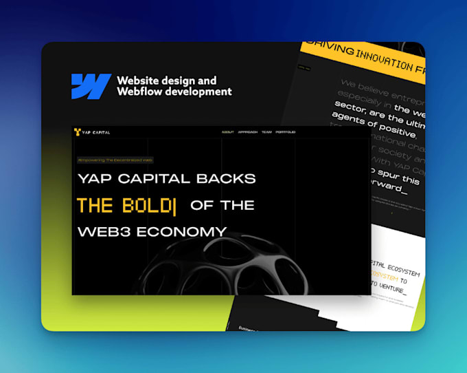 Gig Preview - Help to design a premium webflow website for your business