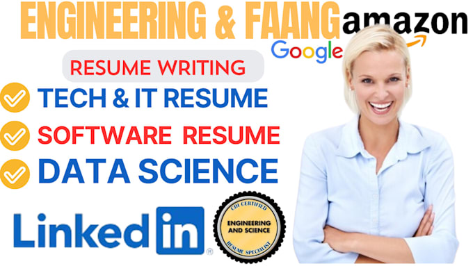 Bestseller - write and edit software, engineering, tech, faang resume, cv