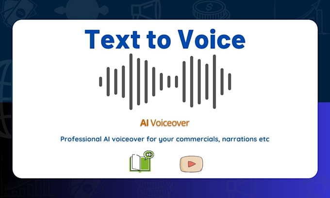 Gig Preview - Do realistic ai voiceovers for your podcast or videos etc