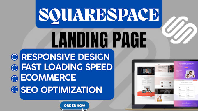 Gig Preview - Build responsive results driven squarespace landing page design redesign