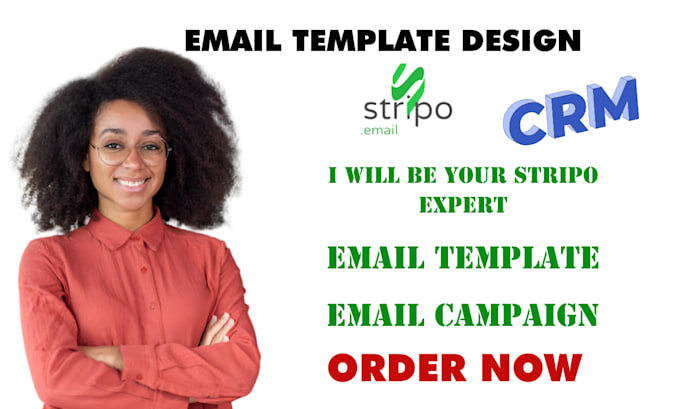 Gig Preview - Do HTML email marketing template on stripo, stripo email template design