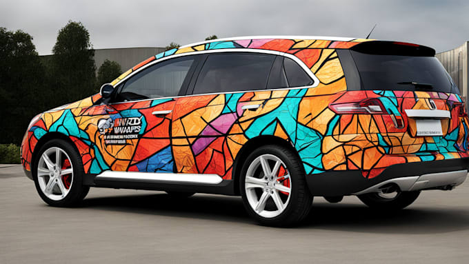 Bestseller - design awesome car, van, vehicle wrap design and vehicle stickers