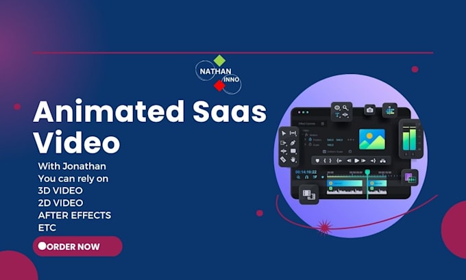 Gig Preview - Create engaging effect,saas explainer video saas animation, motion design envato