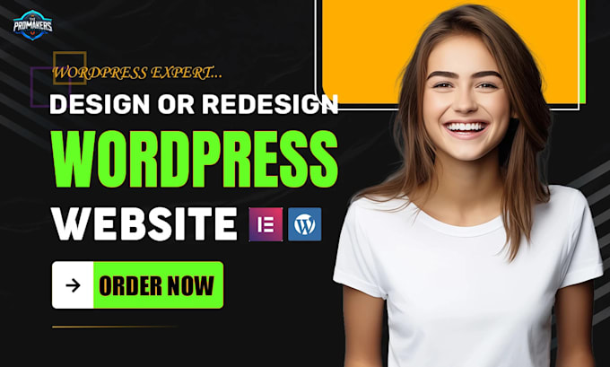 Gig Preview - Build revamp create wordpress website design redesign website development