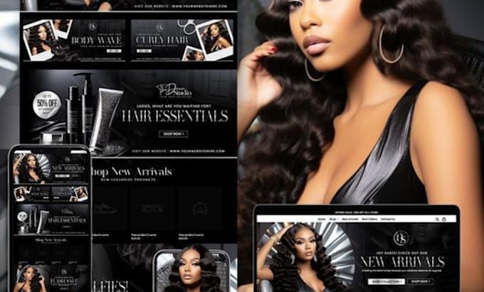 Bestseller - hair extension shopify hair masking and wix store