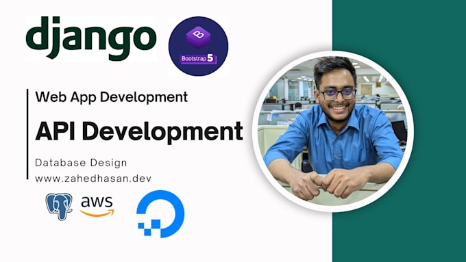 Gig Preview - Develop scalable web apps in django and python